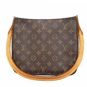 Louis Vuitton Monogram Looping MM Shoulder Bag M51146 Brown Women's